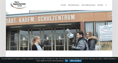 Desktop Screenshot of klara-oppenheimer-schule.de